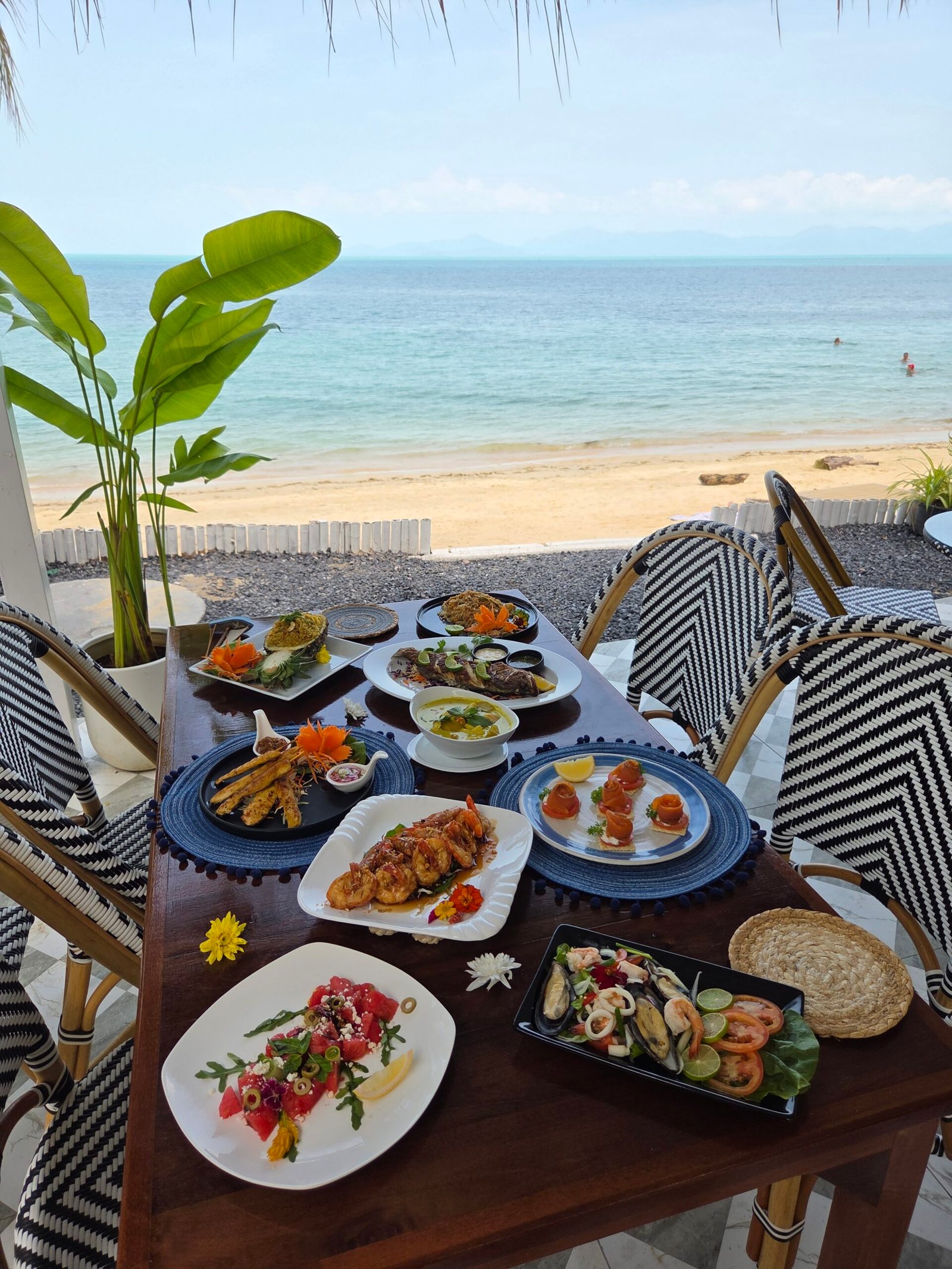 Thai seafood dish served at Hector’s Seafood Restaurant & Bar on Bang Por Beach Koh Samui